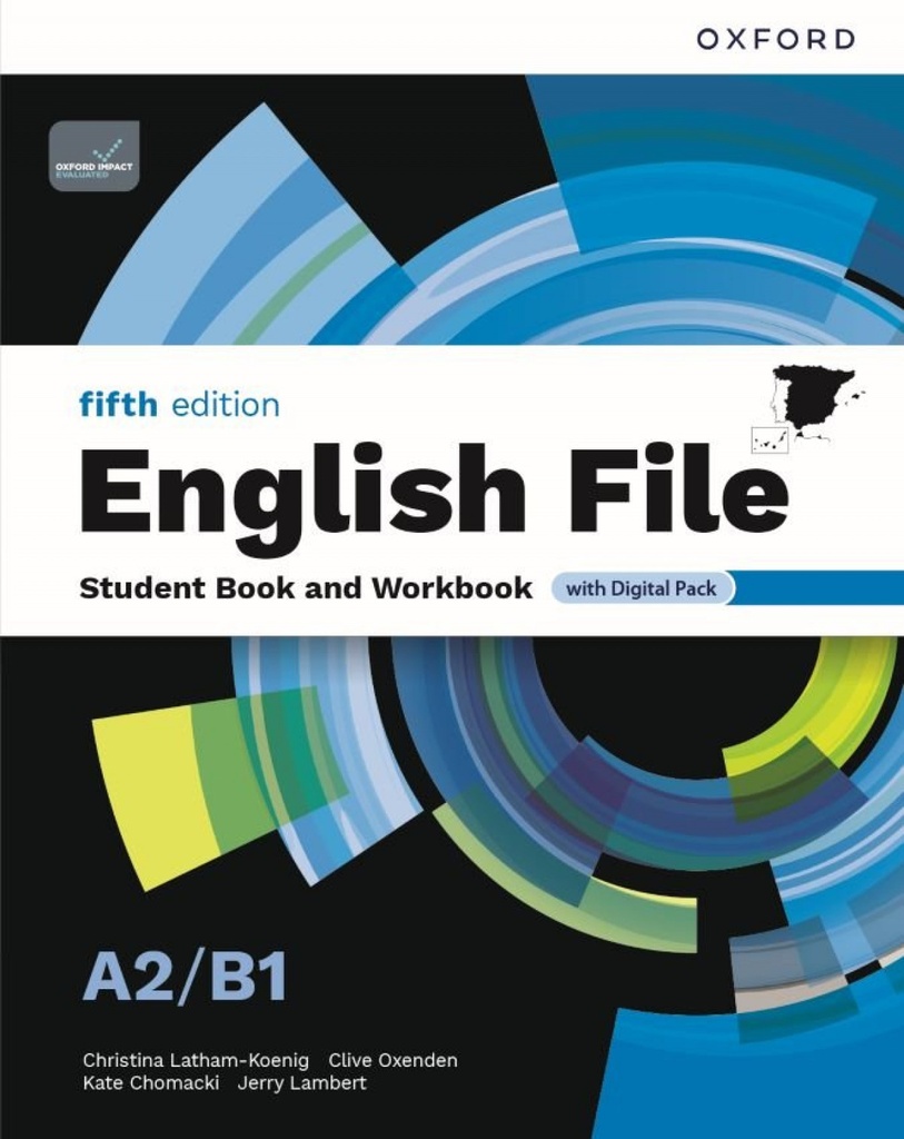 [9780194145671] English File A2;B1 Student and Workbook without key Fifth Edition 5a ed.