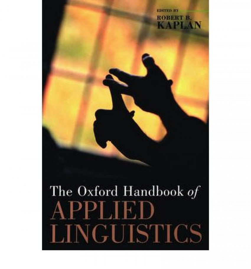 [9780195187915] OXFORD HANDBOOK OF APPLIED LINGUISTICS