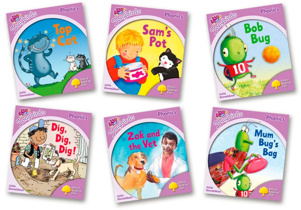 [9780198387909] OXFORD READINT TREE LEVEL 1+ SONGBIRDS PACK OF 6 PHONICS