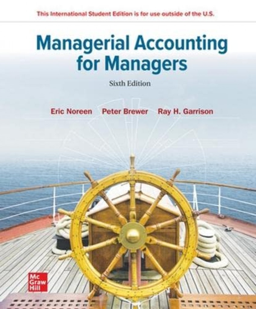 [9781265118433] Ise Managerial Accounting for Managers