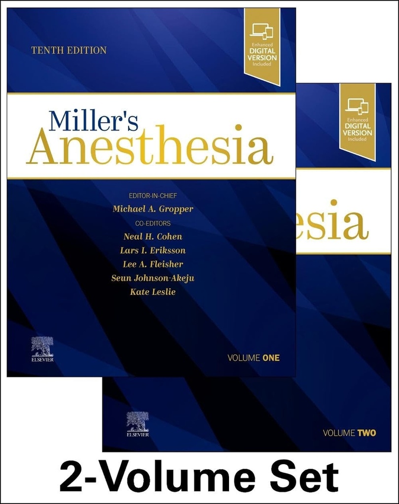 (2 vol).miller´s anesthesia.(set 10th edition)