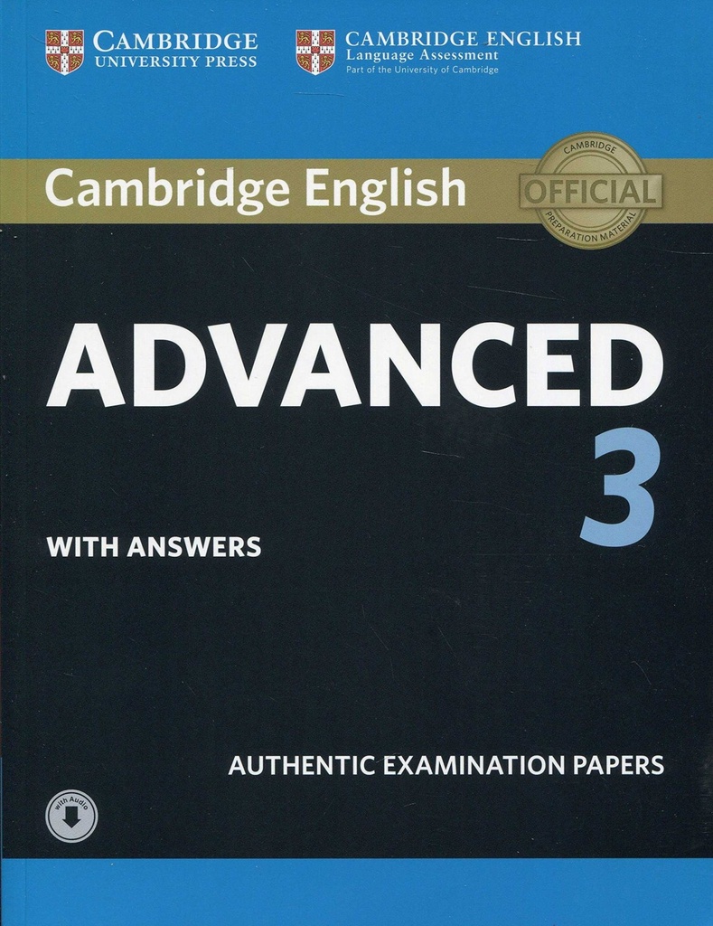 [9781108431224] CAE CAMBRIDGE CERTIFCIATE ADVENCED ENGLISH 3