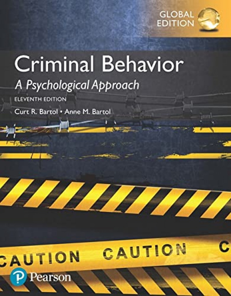 [9781292157719] Criminal Behavior: a Psychological Aproach