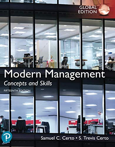 [9781292265193] MODERN MANAGEMENT:CONCEPTS AND SKILLS