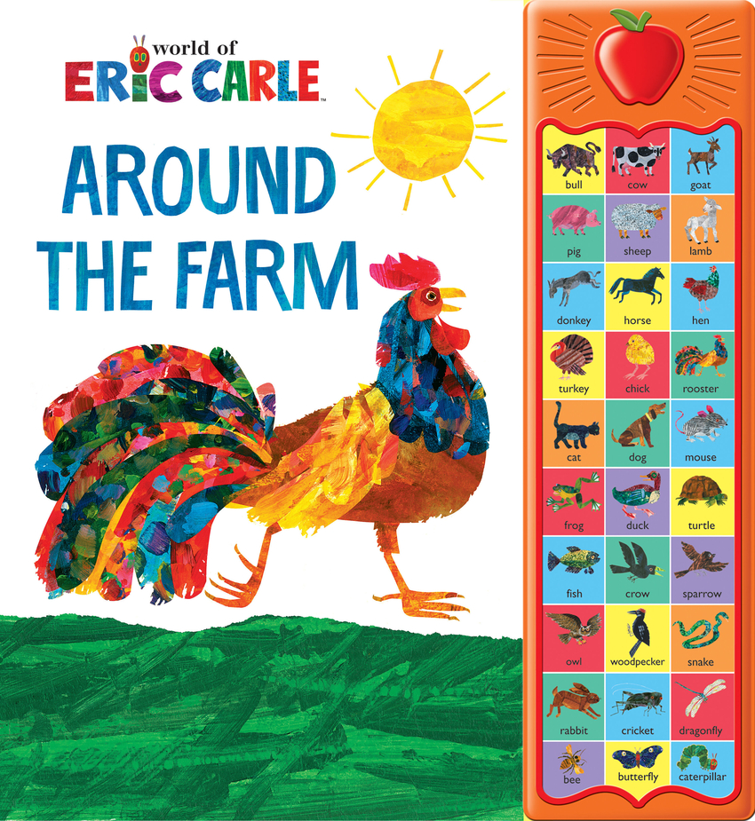 [9781503763838] Eric Carle: Around the Farm Sound Book