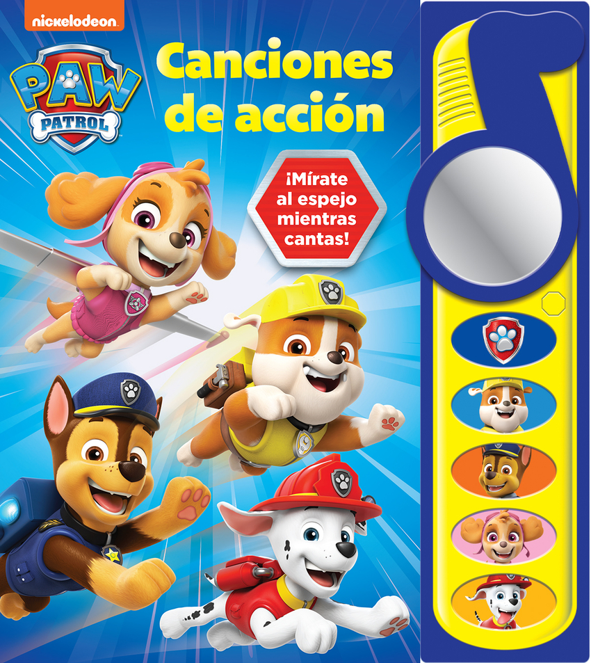 [9781503774179] CANCIONES DE ACCIÓN PATRULLA CANINA NOTA MUSICAL CON ESPEJO
