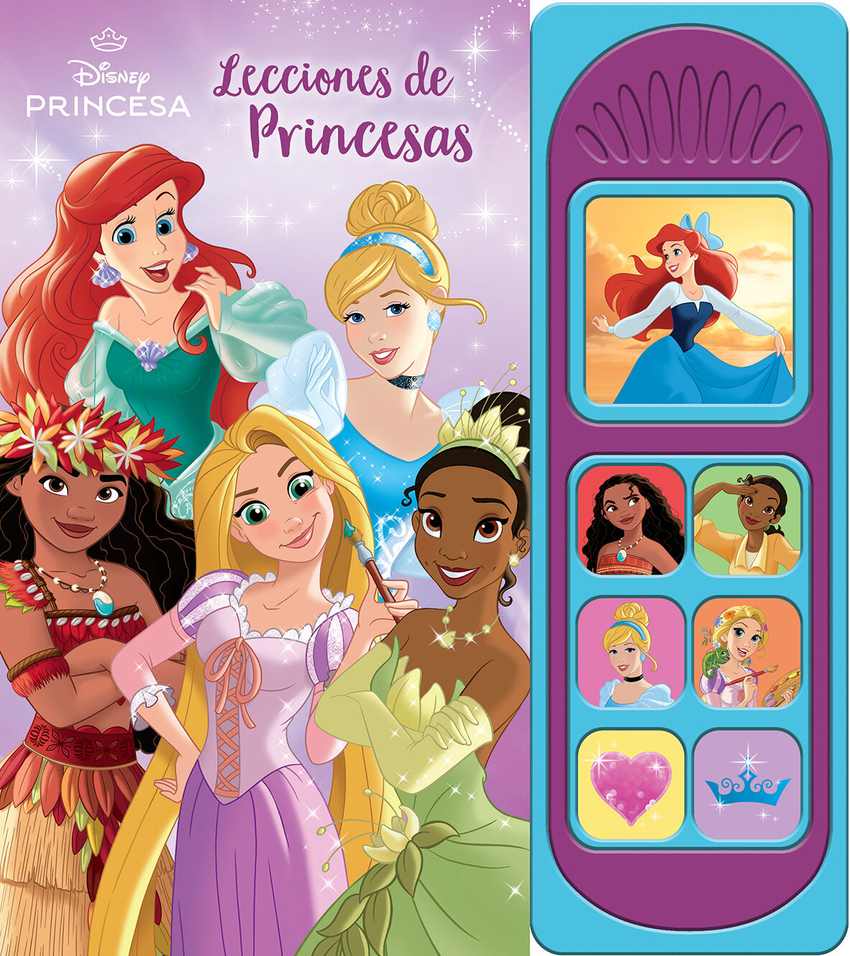 [9781503774186] LECCIONES DE PRINCESAS. 7 BOTONES DISNEY PRINCESAS.