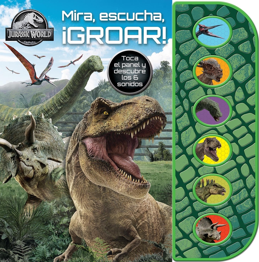 [9781503774865] MIRA ESCUCHA ¡GROAR! JURASSIC WORLD.