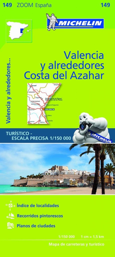 [9782067218253] Mapa zoom valencia y alrededores, costa del azahar