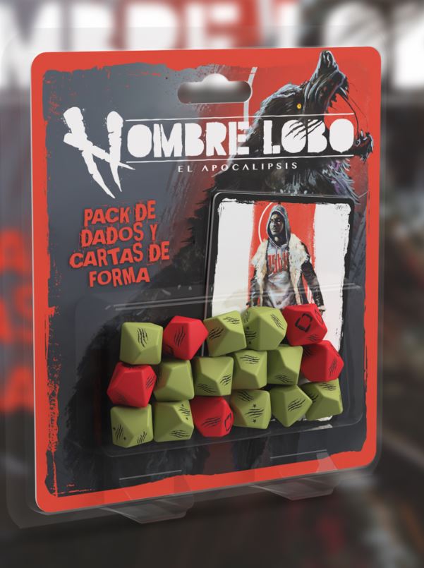 [9782372552622] JUEGO DE DADOS Y CARTAS DE FORMA. HOMBRE LOBO EL APOCALIPSIS
