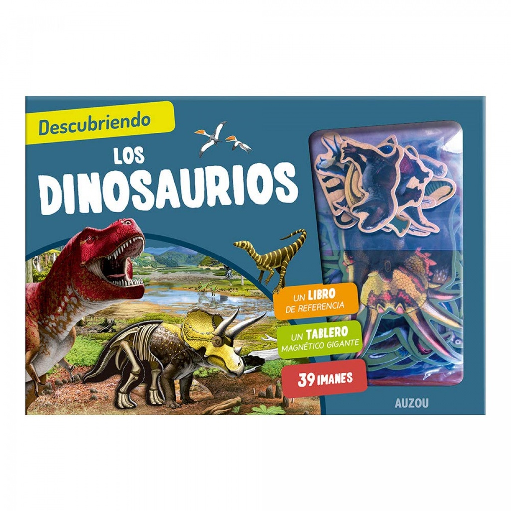 [9782733882016] Descubriendo los dinosaurios. Tablero magnético