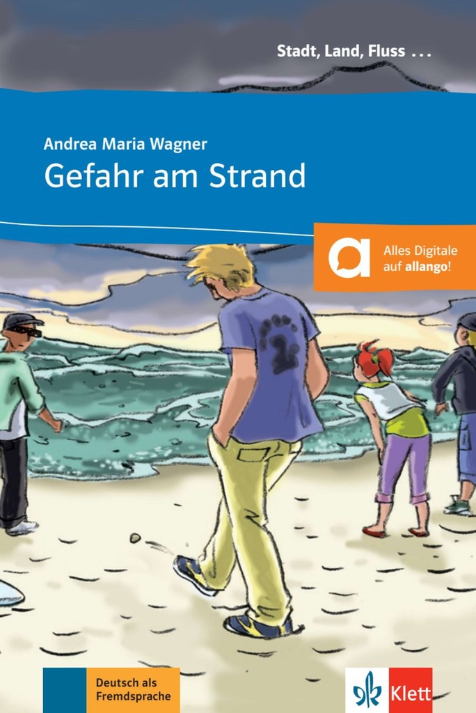 [9783125570085] Gefahr am Strand - Libro + audio descargable (Colección Stadt, Land, Fluss)