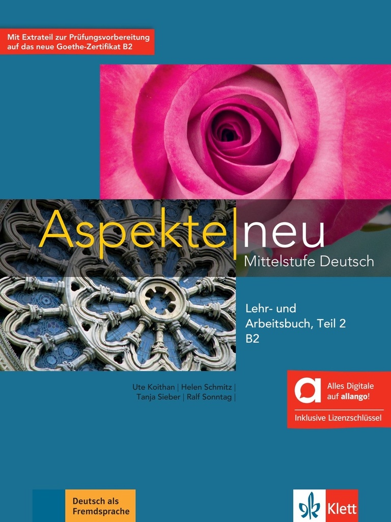 [9783126052696] Aspekte neu B2.2, libro del alumno y de ejercicios, parte 2 edicion hibrida allango
