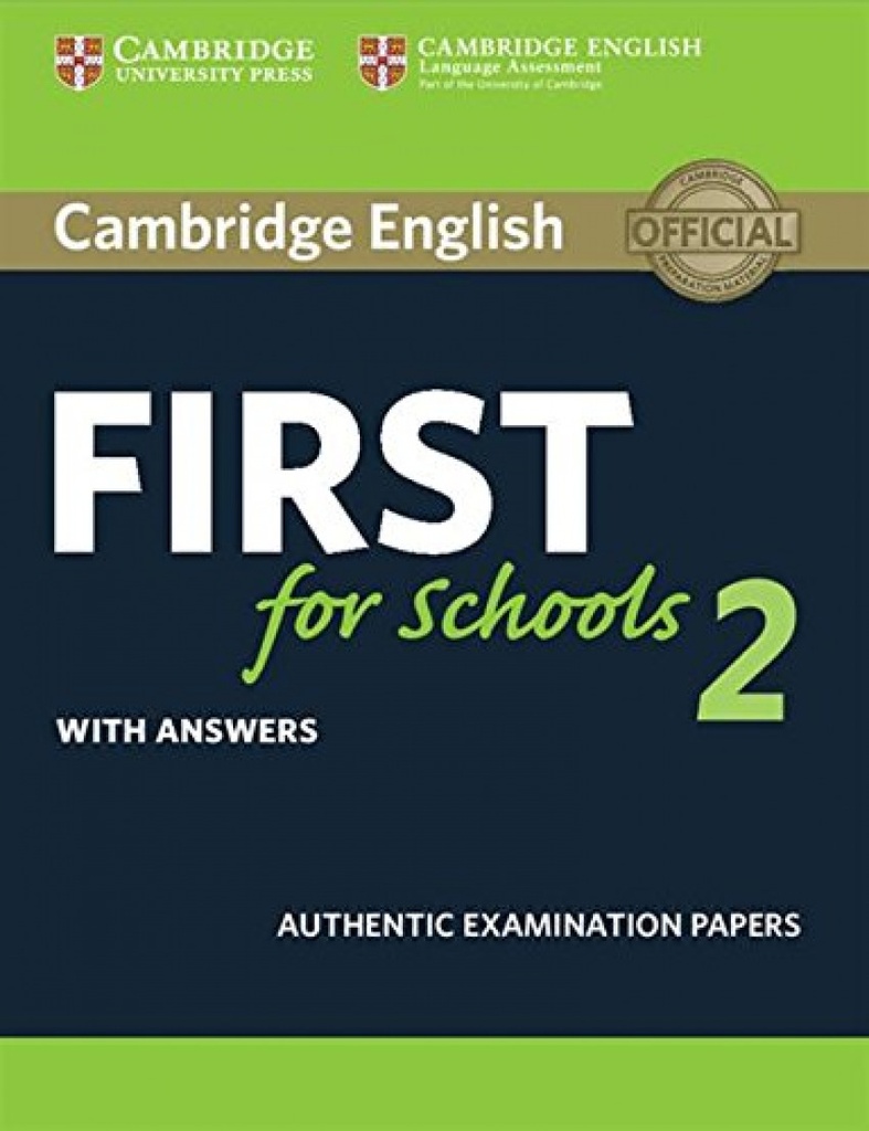 [9781316503485] Cambridge english first for schools 2 (st+key)