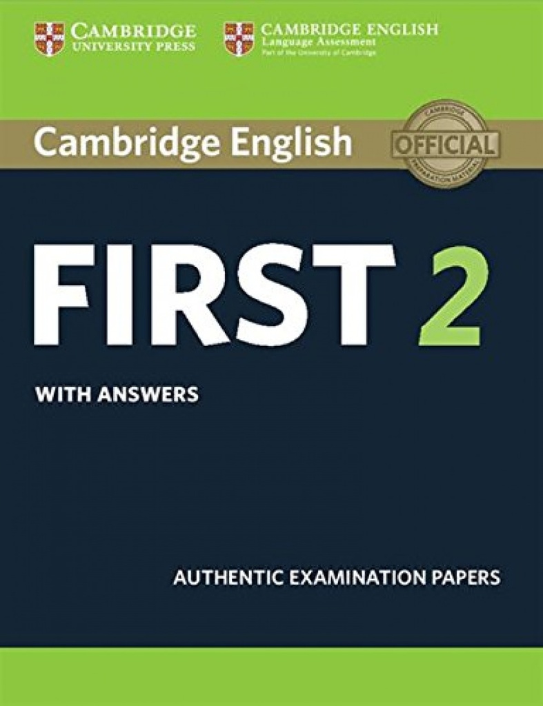 CAMBRIDGE FIRST CERTIFICATE ENGLISH 2 STUDENTS WITH KEY FCE 2016