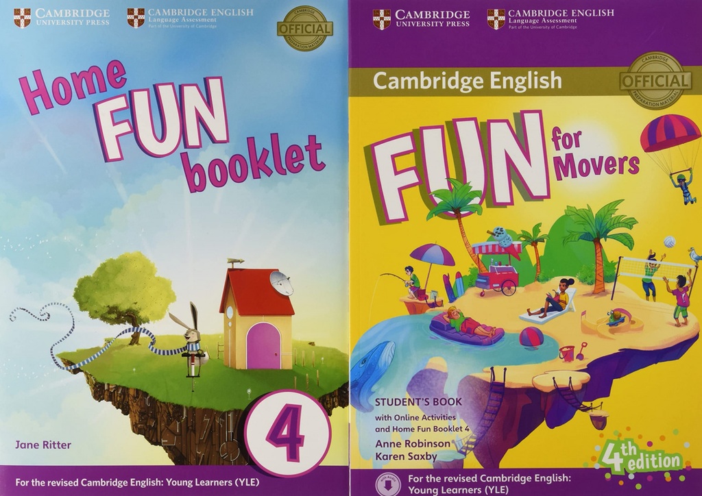[9781316617533] FUN FOR MOVERS STUDENT + HOME FUN BOOKLET +ONLINE ACTIVITIES