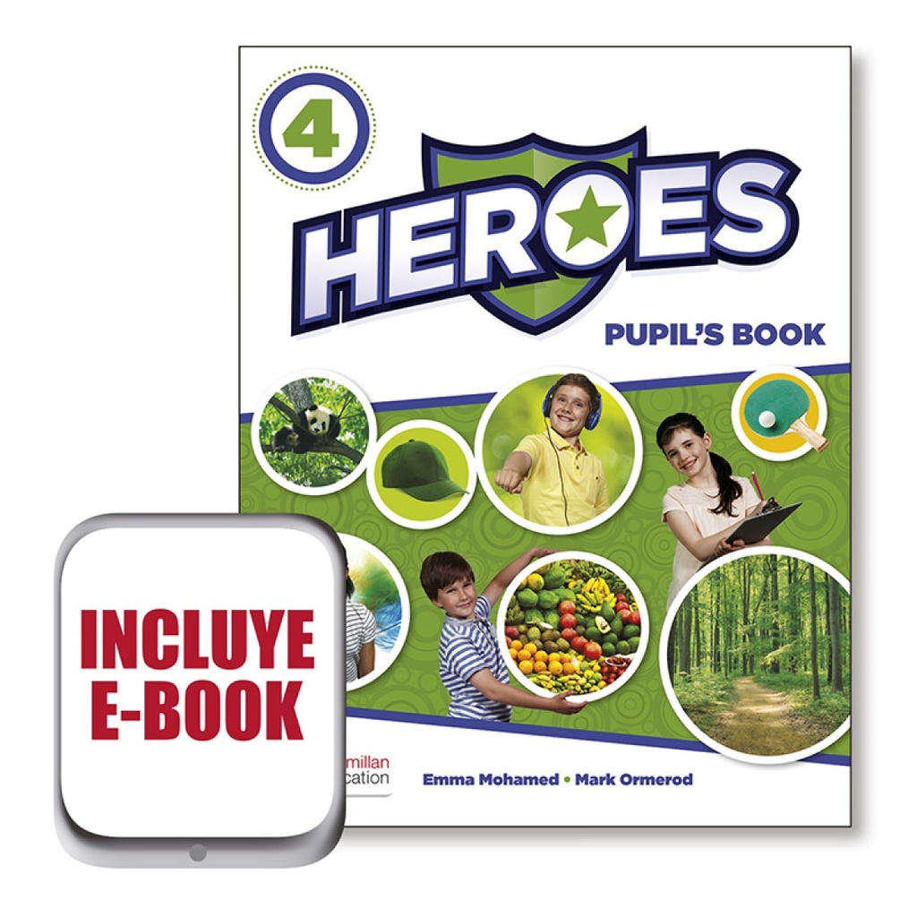 [9781380008558] HEROES 4 Pb (+ebook) Pk