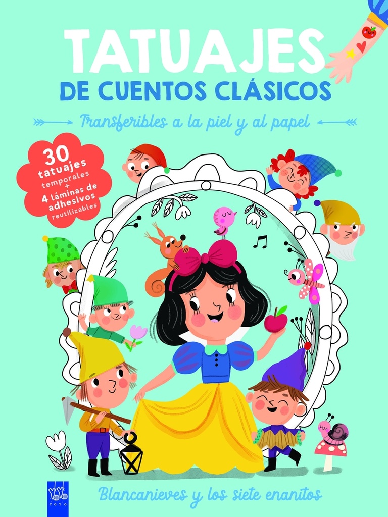 [9788408295891] Tatuajes de cuentos clásicos. Blancanieves