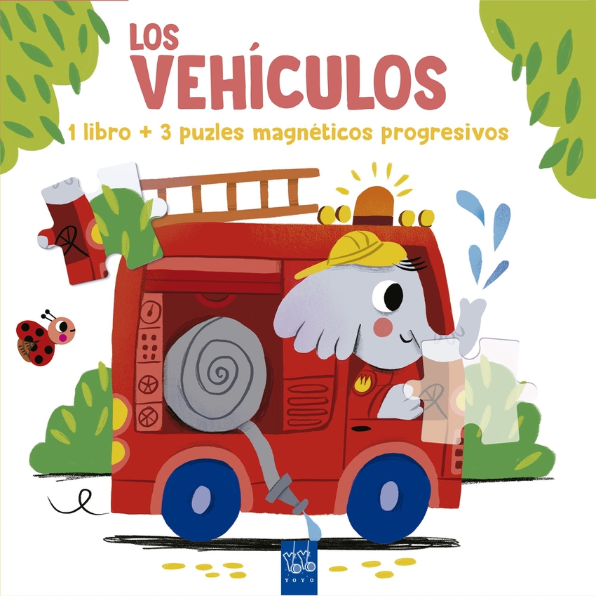 [9788408302032] Lee y juega con puzles magnéticos. Los vehículos