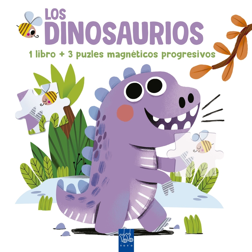 [9788408302056] Lee y juega con puzles magnéticos. Los dinosaurios