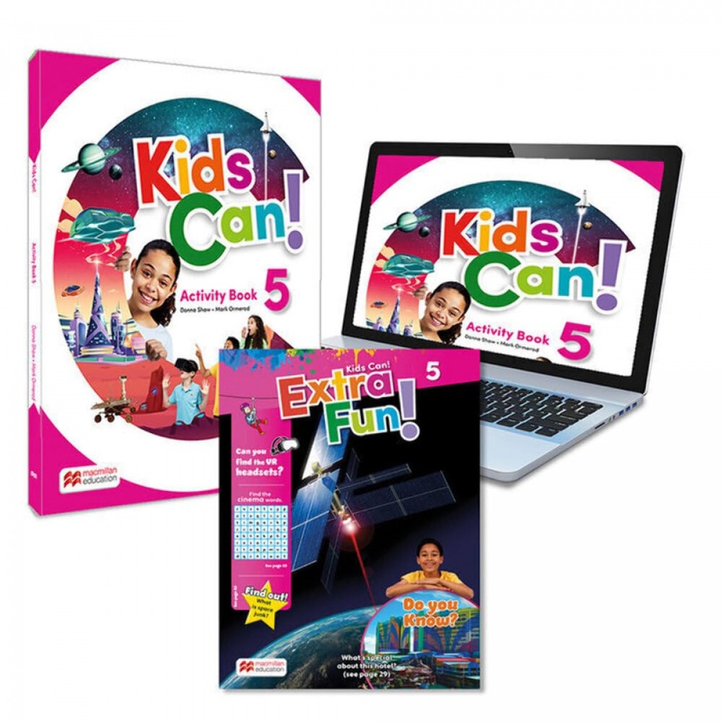 [9781380053411] KIDS CAN! 5 Activity Book, ExtraFun