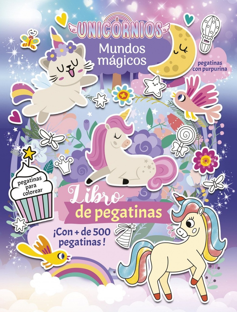 [9788408307884] Unicornios. Mundos mágicos. Libro de pegatinas