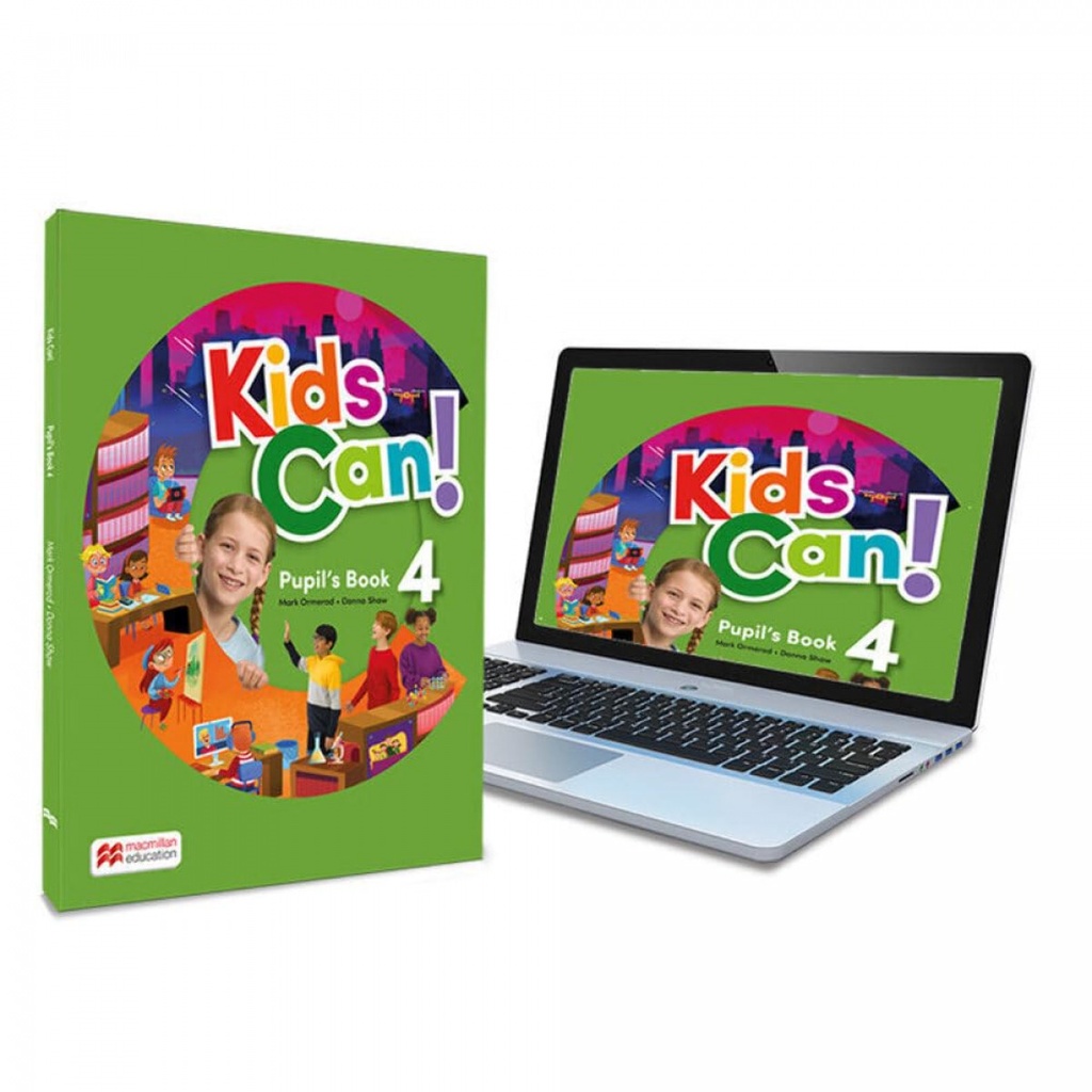 [9781380072870] KIDS CAN! 4 Pupil's Book: libro de texto de inglés impreso con acceso a la versi
