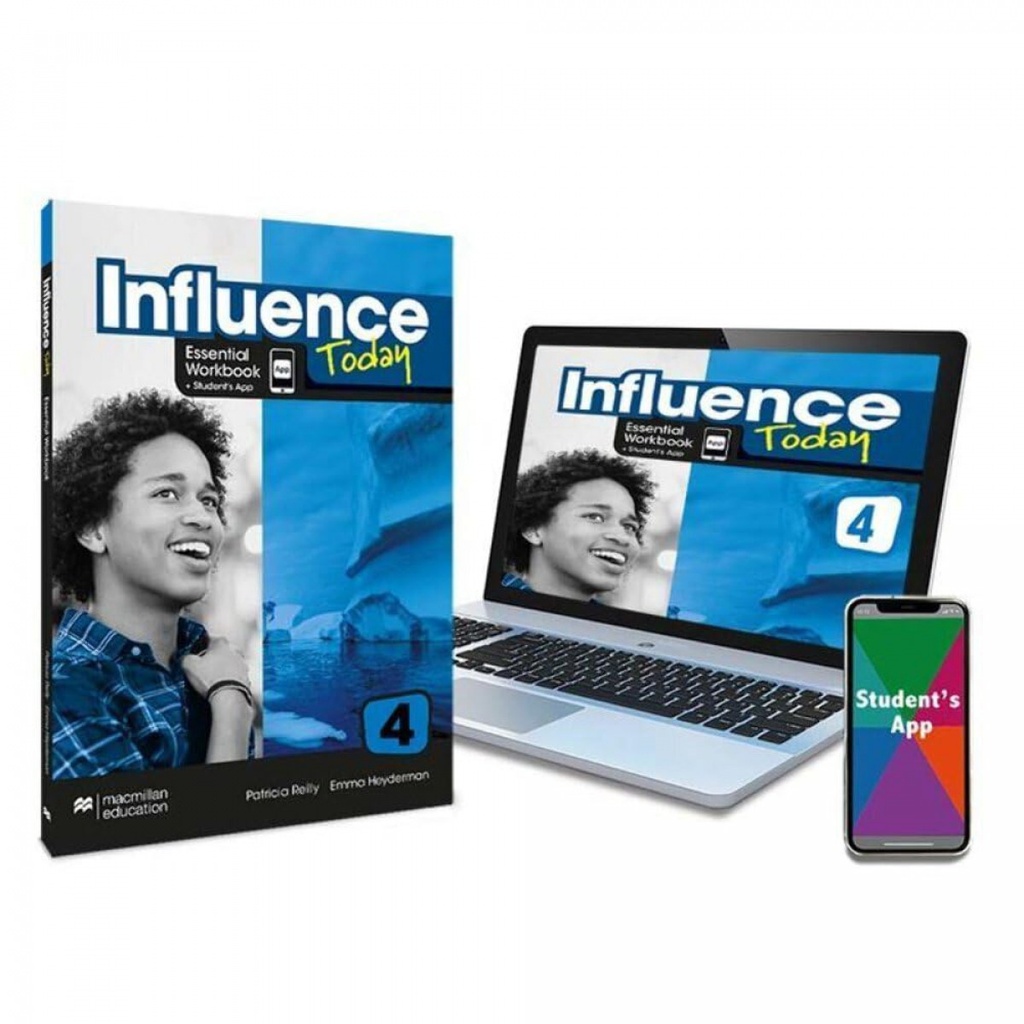 [9781380086334] INFLUENCE TODAY 4 Essential Workbook, Competence Evaluation Tracker y Student's