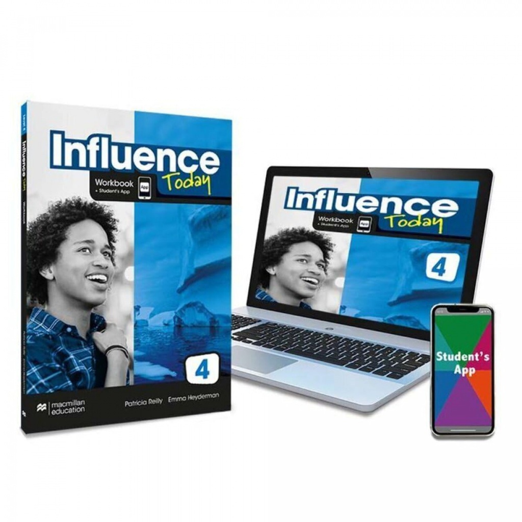 [9781380086372] INFLUENCE TODAY 4 Workbook, Competence Evaluation Tracker y Student's App