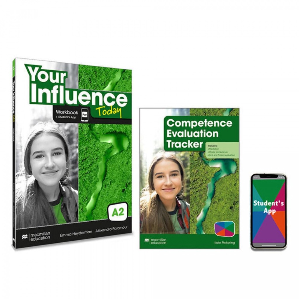 [9781380099099] YOUR INFLUENCE TODAY A2 Workbook, Competence Evaluation Tracker y Student's App