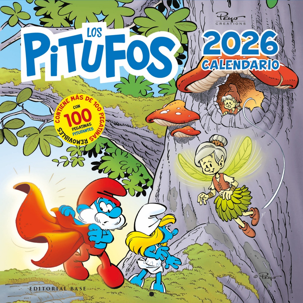 [9788410043657] Calendario Los Pitufos 2026