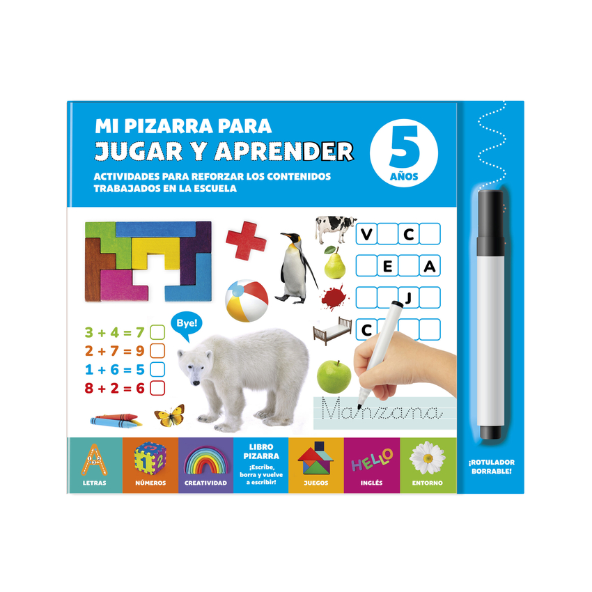 [9788410133457] MI PIZARRA PARA JUGAR Y APRENDER 2 AÑOS