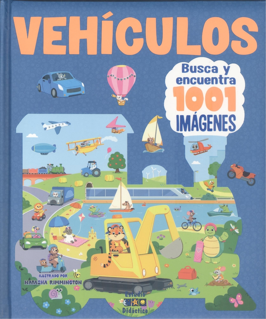 [9788410205642] VEHÍCULOS Busca y encuentra 1001 imágenes
