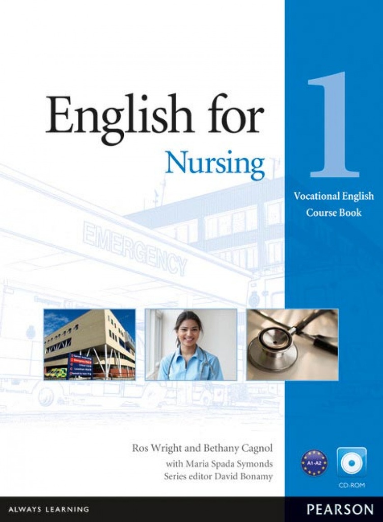 [9781408269930] English for Nursing Level 1 Coursebook and CD-ROM Pack