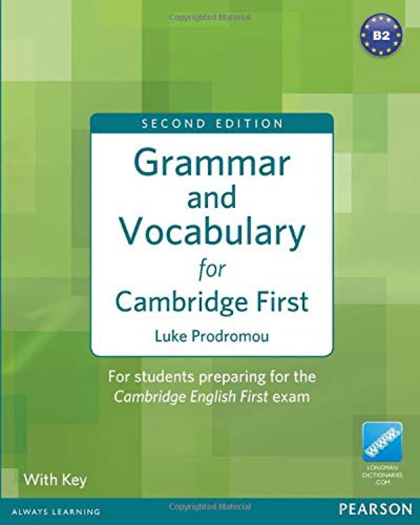 [9781408290590] Grammar and Vocabulary for Fce.(+key)