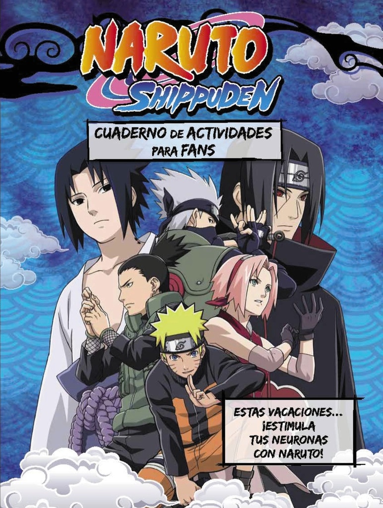 [9788410301122] Cuaderno de actividades para fans Naruto Shippuden
