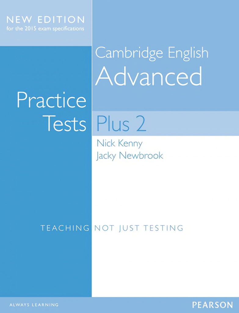 [9781447966210] Cambridge Advanced Volume 2 Practice Tests Plus New Edition Students' Book witho
