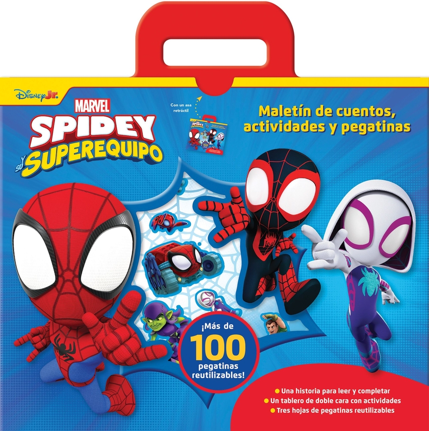 [9788410362048] Spidey y su superequipo. Maletín de cuentos, actividades y pegatinas