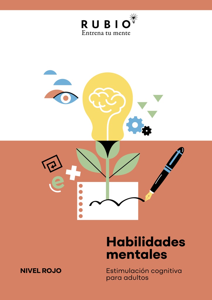 [9788410418226] Habilidades mentales. Estimulación cognitiva para adultos. (Nivel rojo. Vol. I)