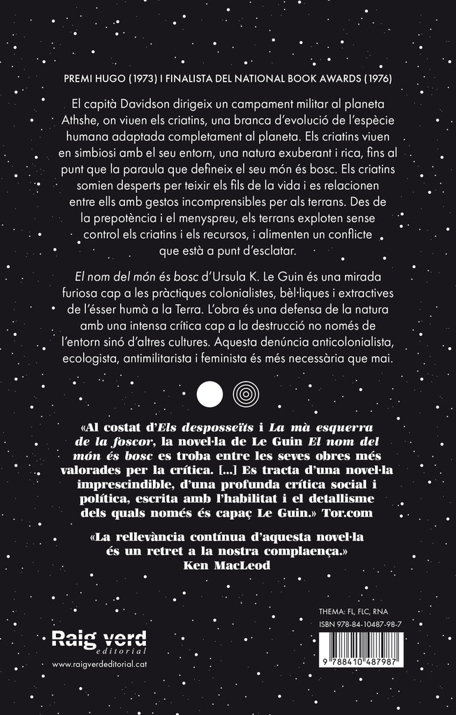 [9788410487987] El nom del món és bosc