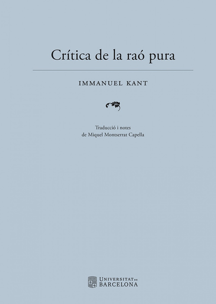 [9788410500068] Crítica de la raó pura