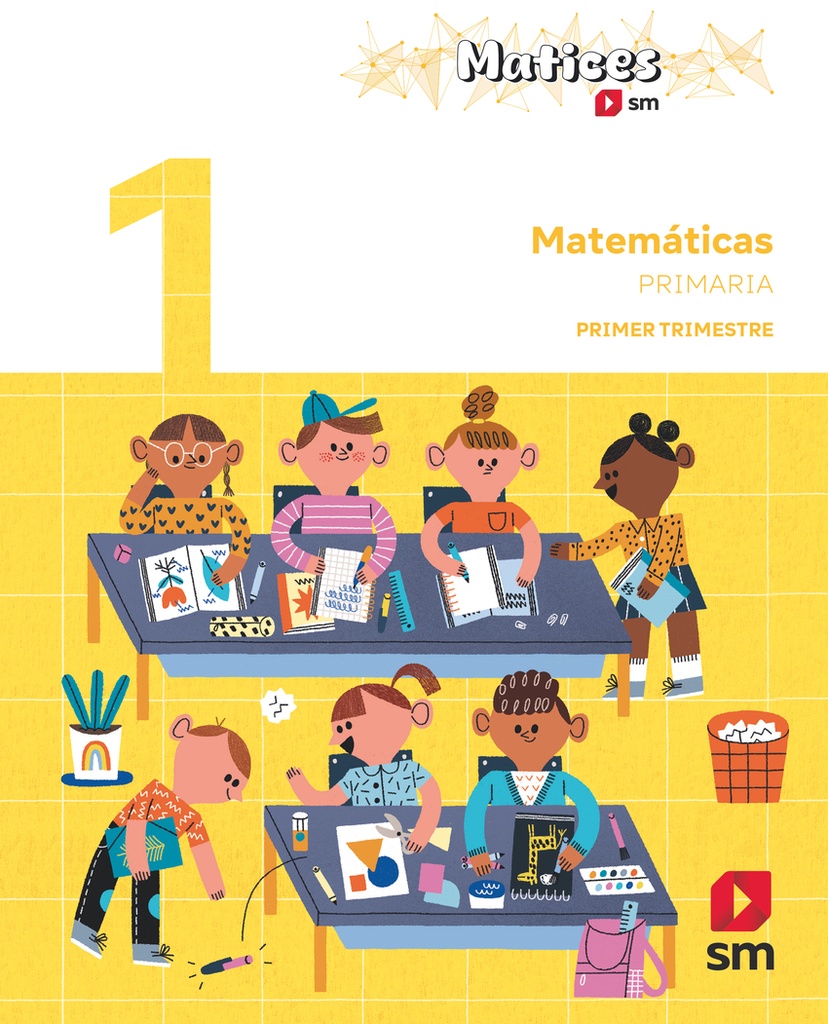 [9788410550308] Matemáticas. 1 Primaria. Trimestres. Matices