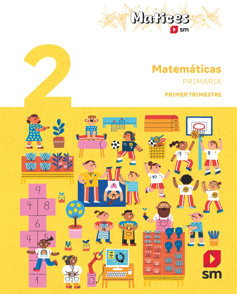 [9788410550315] Matemáticas. 2 Primaria. Trimestres. Matices