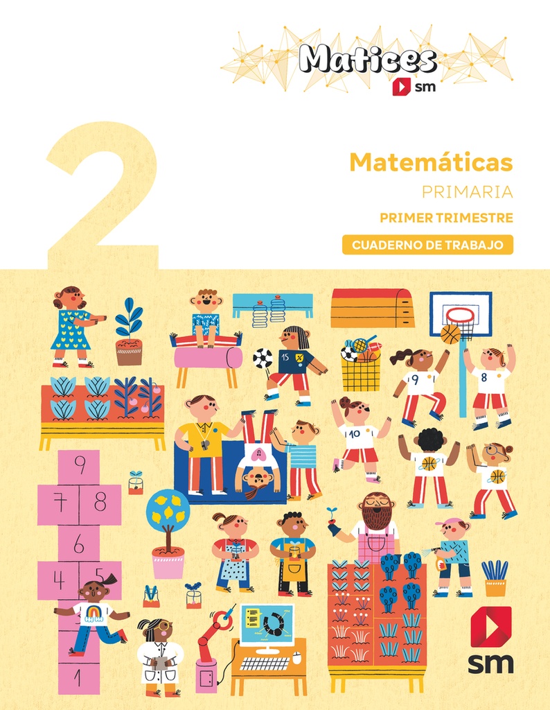 [9788410551954] Cuaderno de Matemáticas. 2 Primaria. 1 Trimestre. Matices