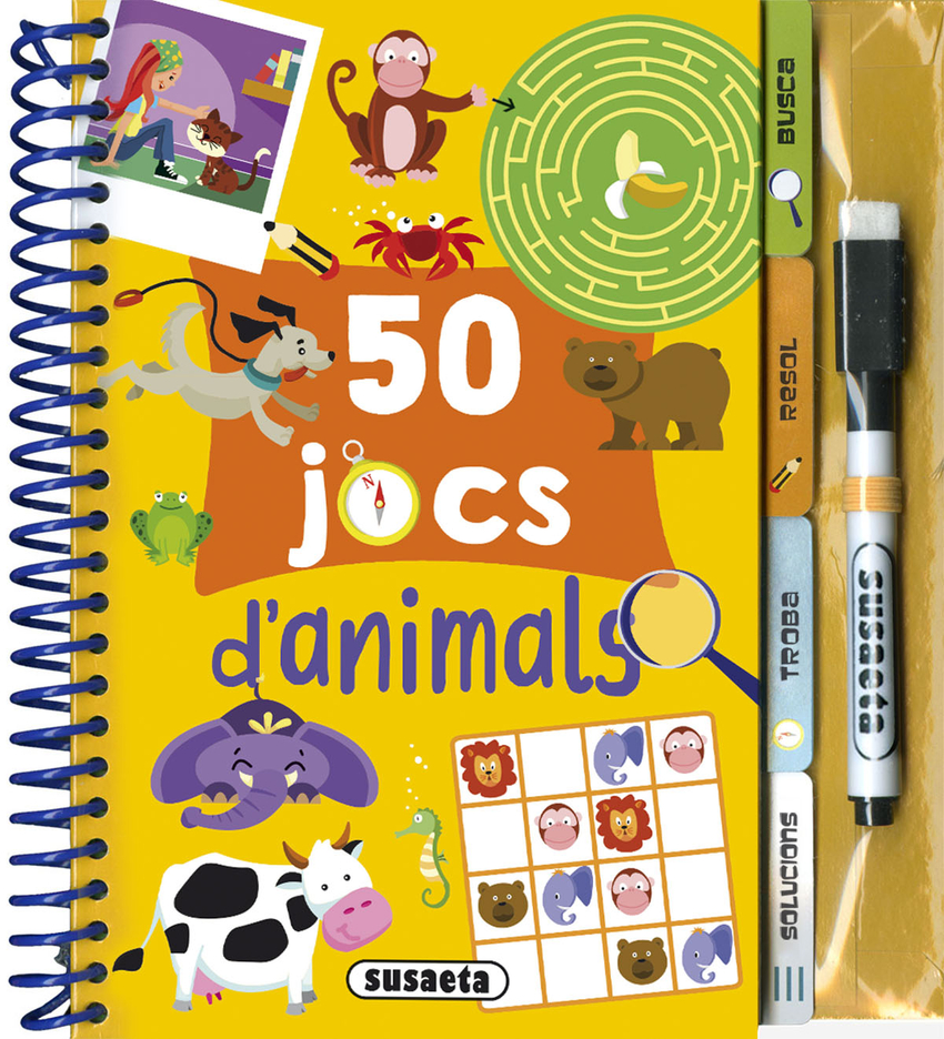 [9788410843301] 50 Jocs d'animals