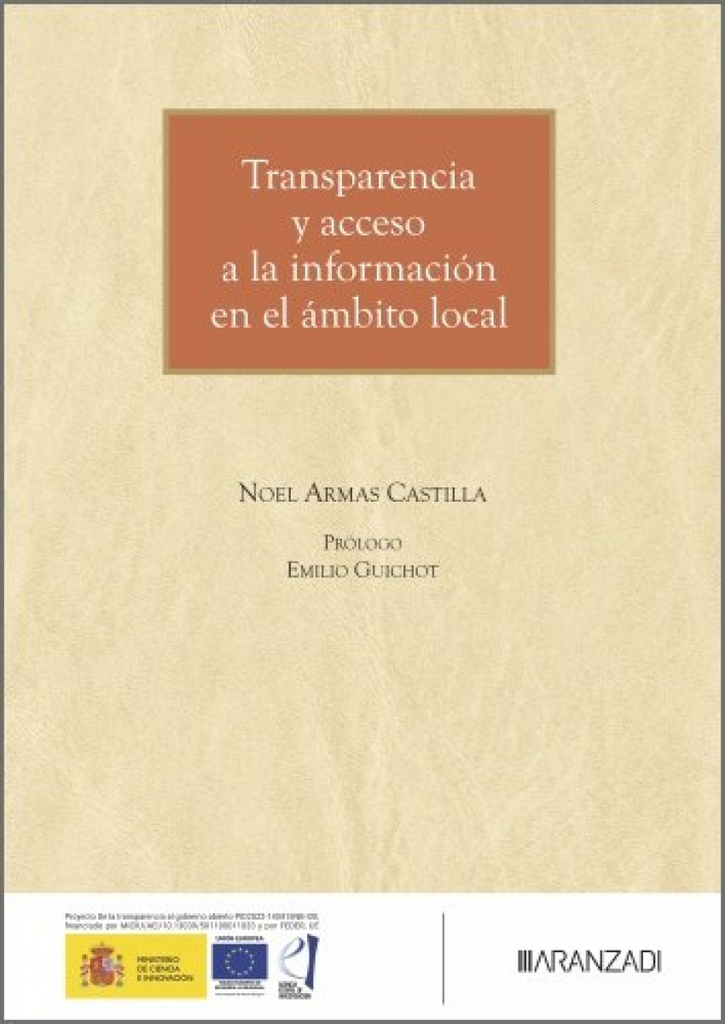 [9788410855533] Transparencia y acceso a la información en el ámbito local