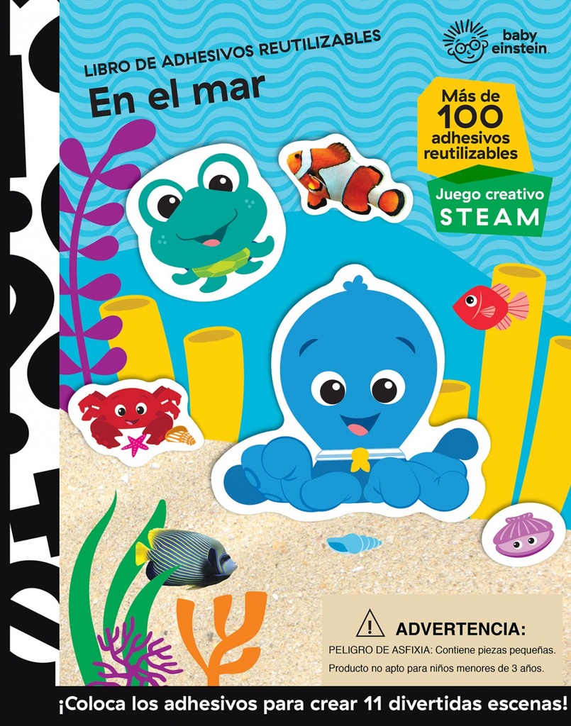 En el Mar. Libro de Adhesivos Reutilizables Baby Einstein