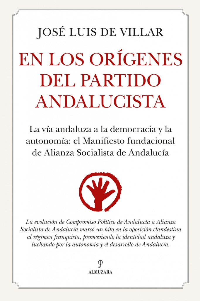 [9788411310932] En los orígenes del Partido Andalucista