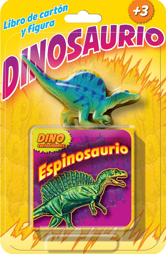 [9781642692761] Espinosaurio Libro de Carton y Figura Dinosaurio