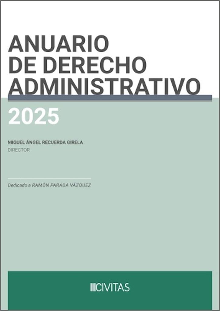 [9788411624558] ANUARIO DE DERECHO ADMINISTRATIVO 2025